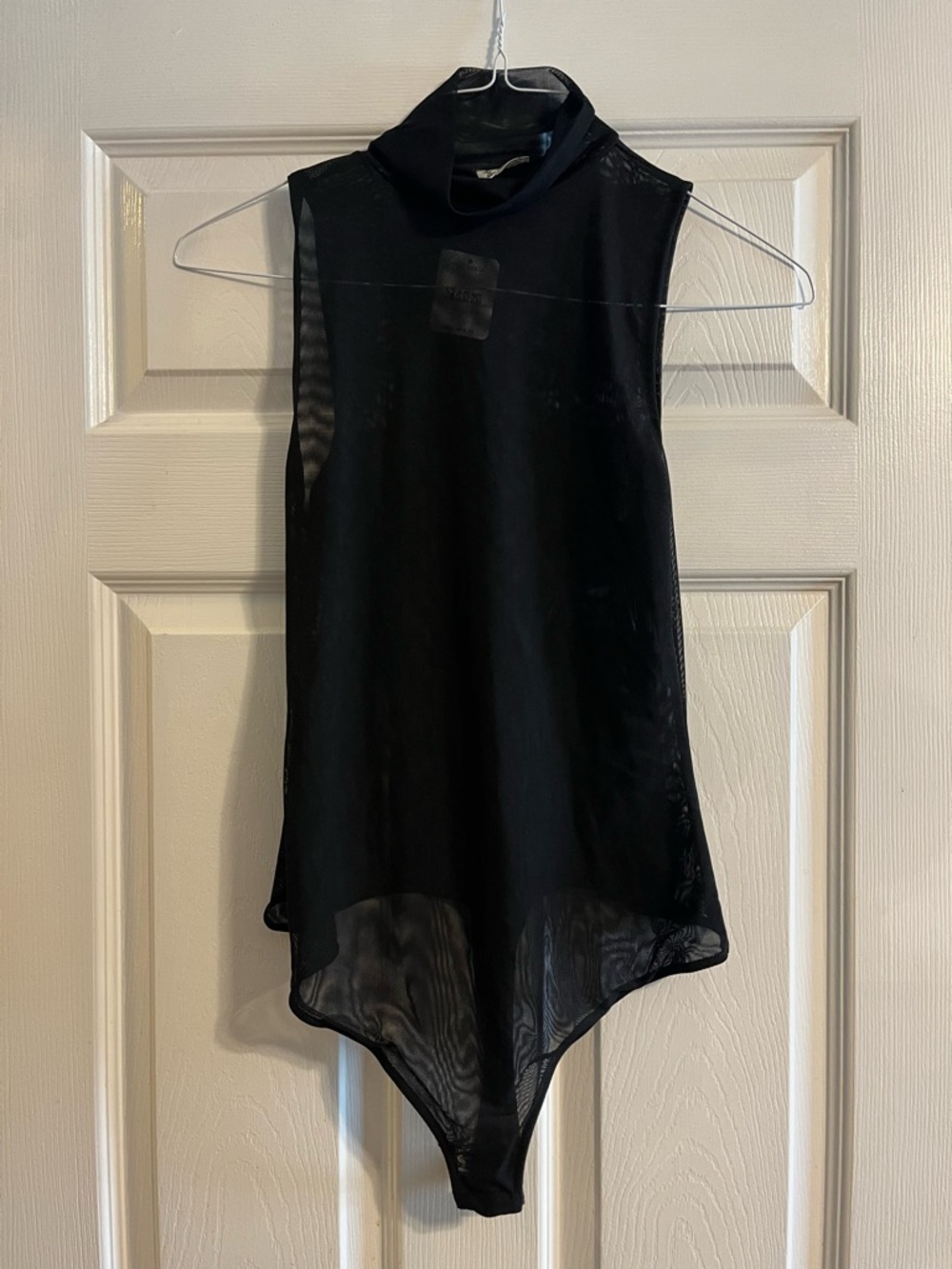 NWT Free People Intimately On My Way Mesh Bodysuit Black Medium